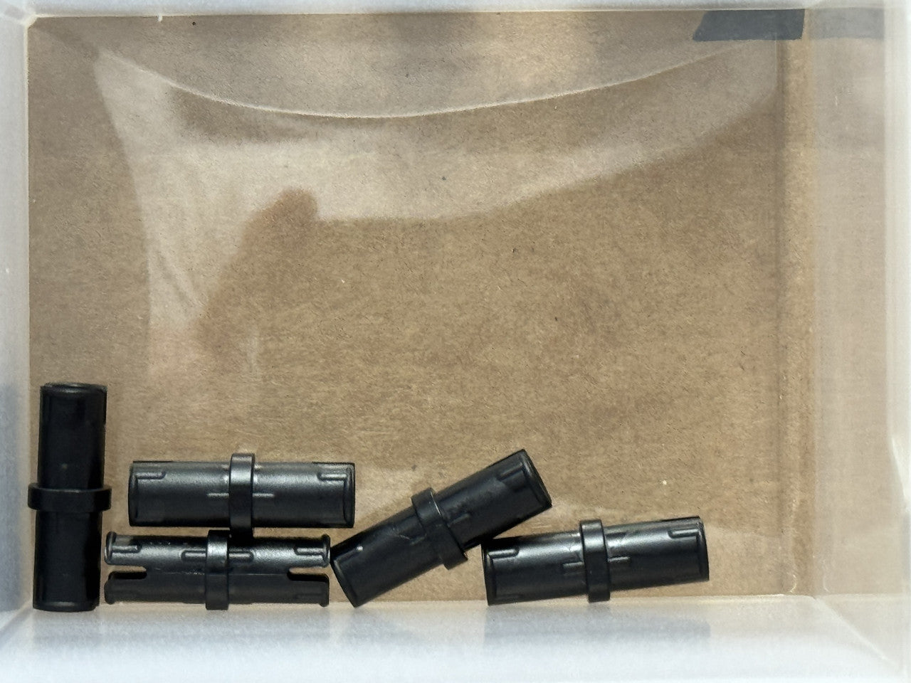 LEGO Parts - Black Technic, Pin with Short Friction Ridges - No 2780 - QTY 5