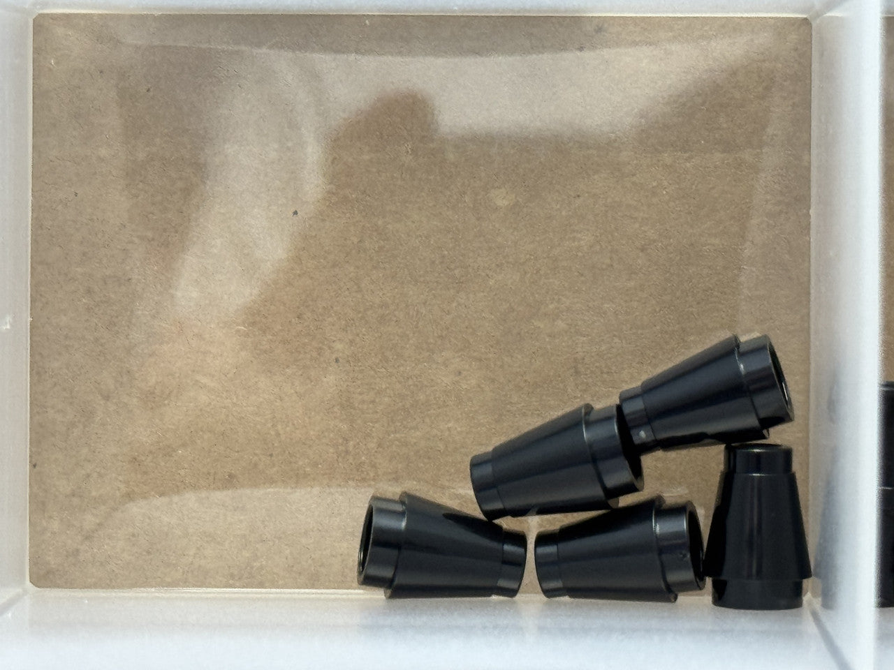 LEGO Parts - Black Cone 1 x 1 with Top Groove - No 4589b - QTY 5