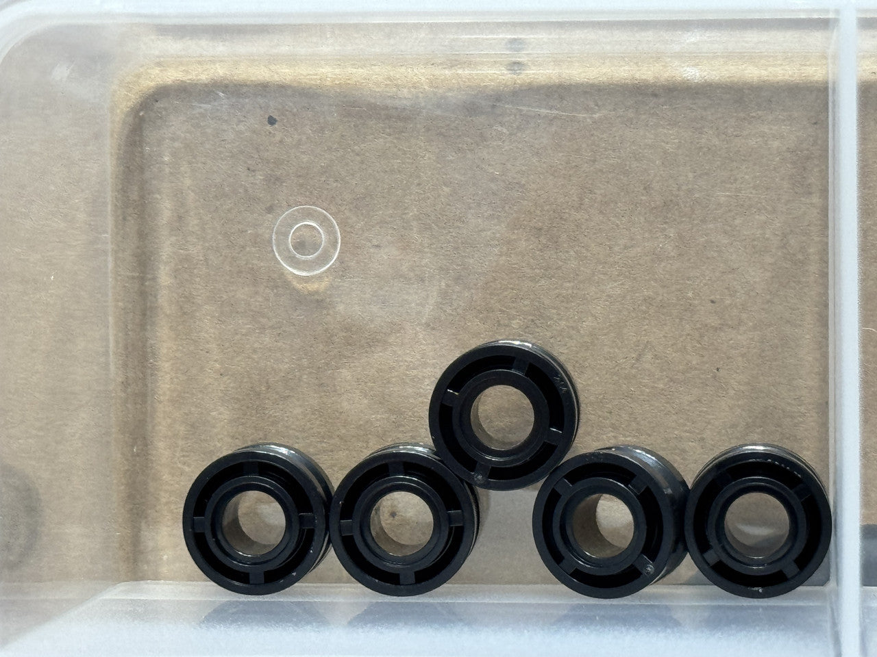 LEGO Parts - Black Wheel 11mm D. x 8mm - No 42610 - QTY 5