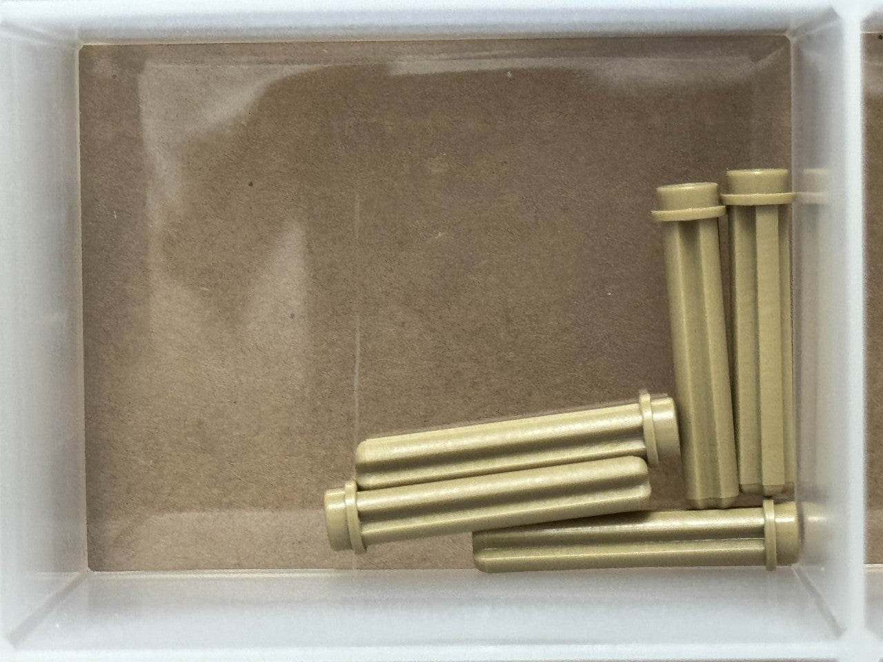 LEGO Parts - Dark Tan Technic, Axle 3L with Stud - No 6587 - QTY 5