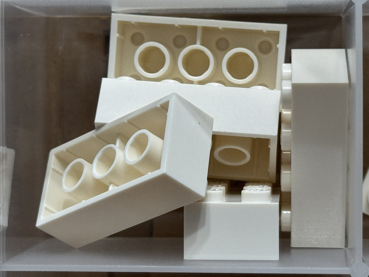 LEGO Parts - White Brick 2 x 4 - No 3001 - QTY 5