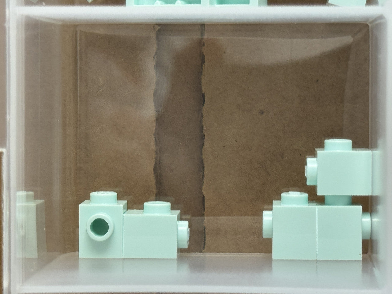 LEGO Parts - Light Aqua Brick 1 x 1 with Stud on Side - No 87087 - QTY 5