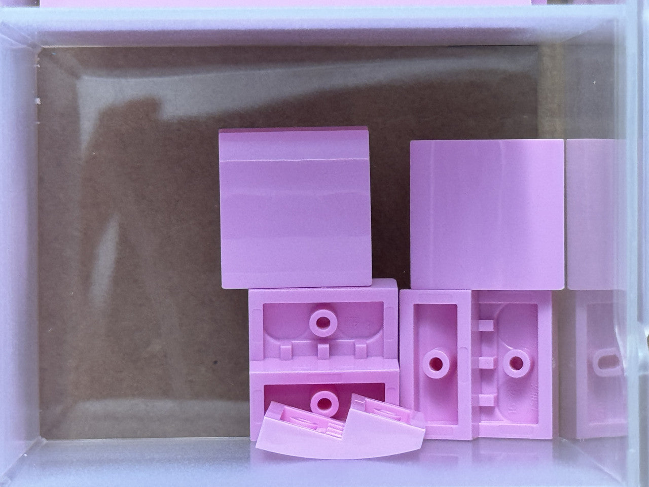 LEGO Parts - Bright Pink Slope, Curved 2 x 2 x 2/3 - No 15068 - QTY 5