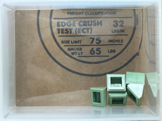 LEGO Parts - Sand Green Slope 45 1 x 1 x 2/3 Double - No 35464 - QTY 5