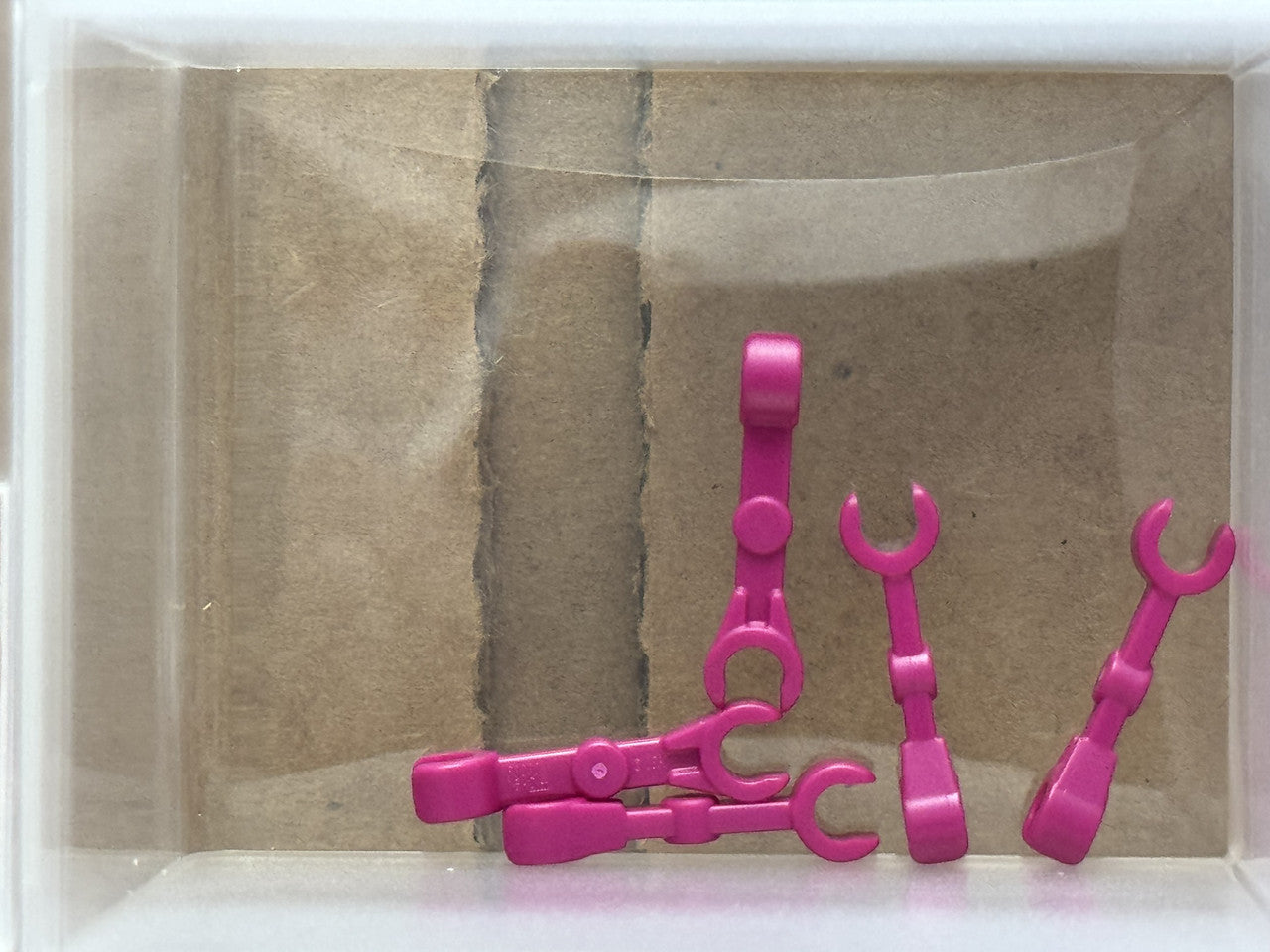 LEGO Parts - Magenta Arm Mechanical, Straight Clips 90 - No 59230 - QTY 5