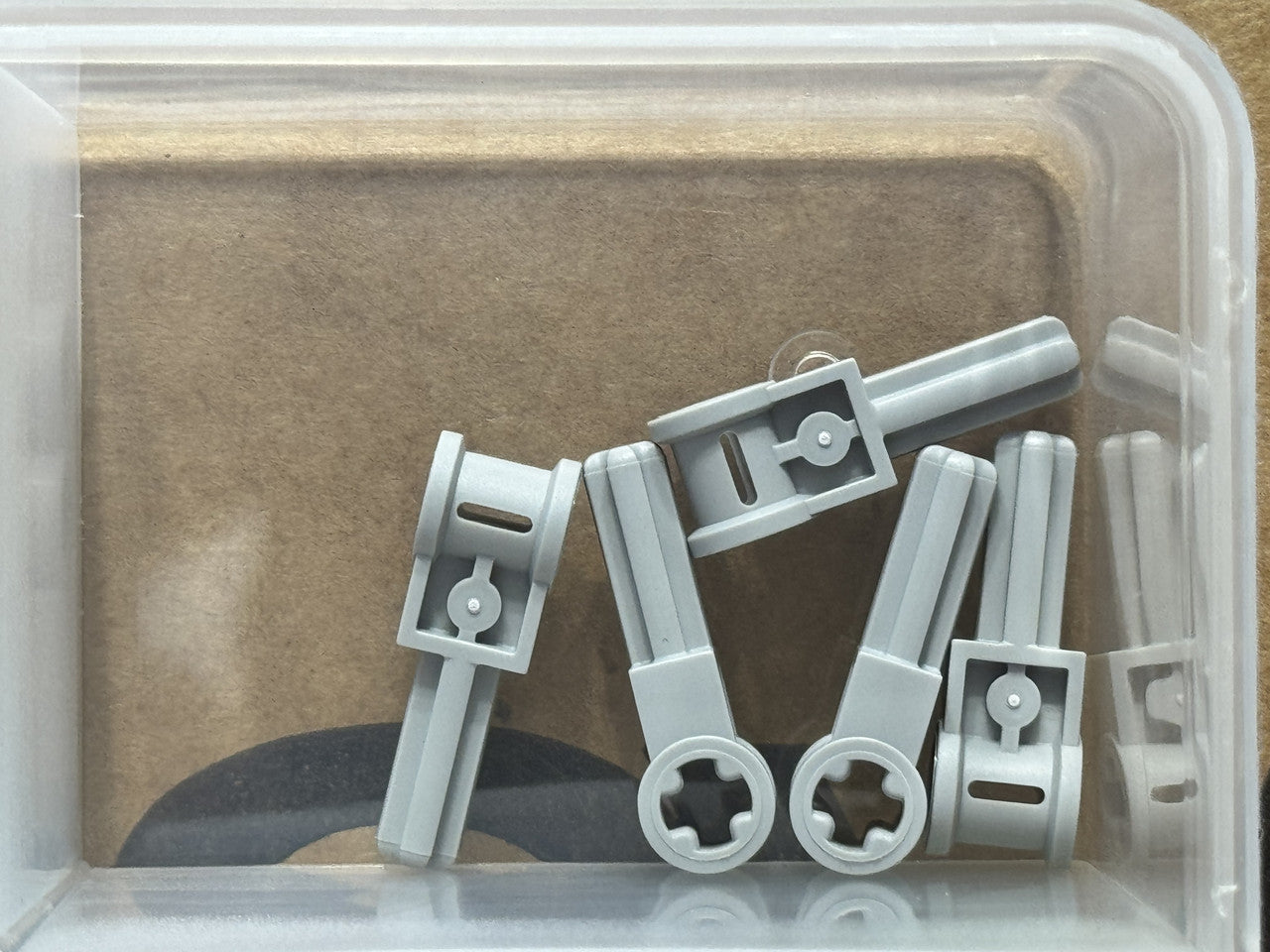 LEGO Parts - Light Bluish Gray Technic Axle 2L Reverser Handle - No 6553 - QTY 5