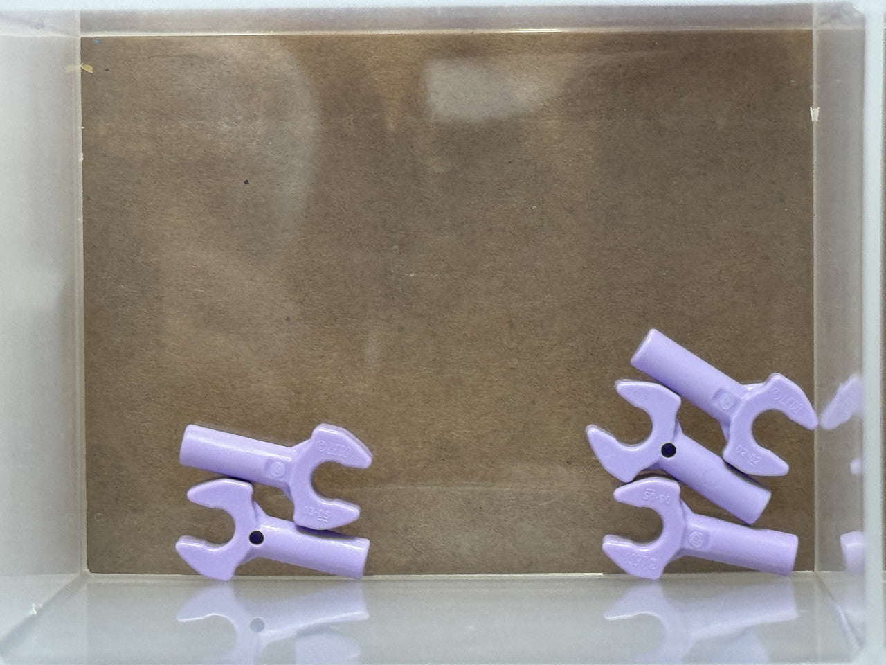 LEGO Parts - Lavender Bar 1L with Clip Mechanical Claw - No 48729b - QTY 5