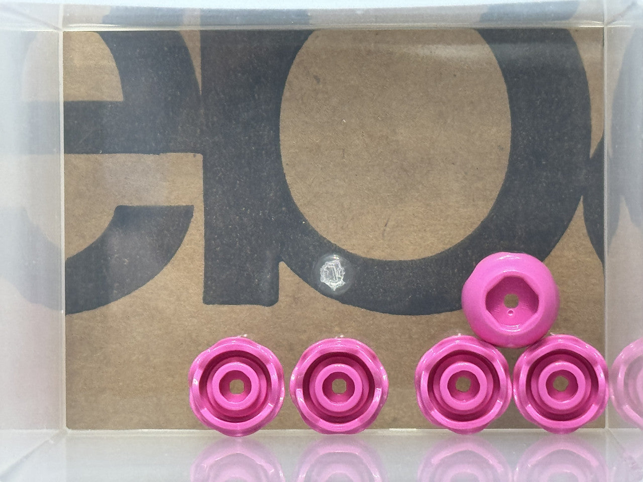 LEGO Parts - Dark Pink Plant Flower Round 2 Layers Peony Rose - No 5904 - QTY 5