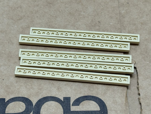 LEGO Parts - Tan Plate 1 x 12 - No 60479 - QTY 5