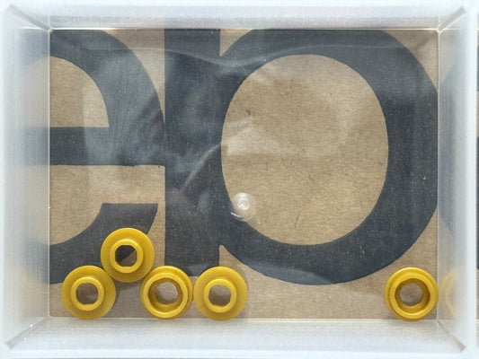 LEGO Parts - Pearl Gold Plate, Round 1 x 1 with Open Stud - No 85861 - QTY 5