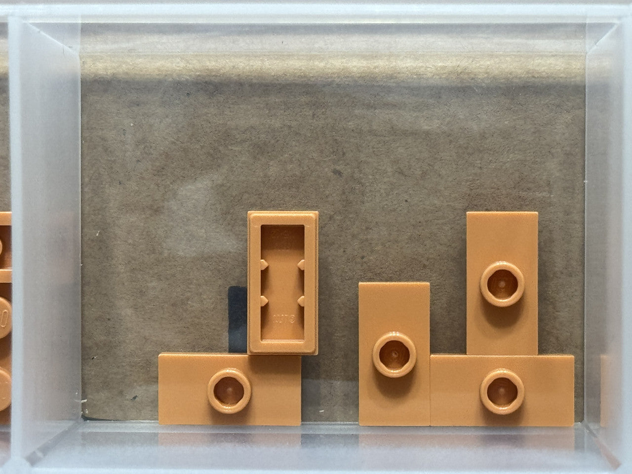 LEGO Parts - Nougat Plate 1 x 2 with 1 Stud (Jumper) - No 15573 - QTY 5