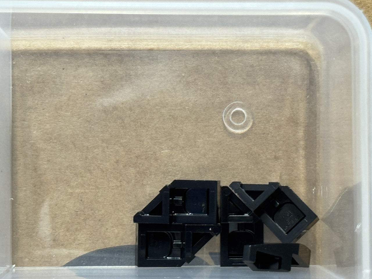 LEGO Parts - Black Wedge 2 x 1 x 2/3 Left - No 29120 - QTY 5