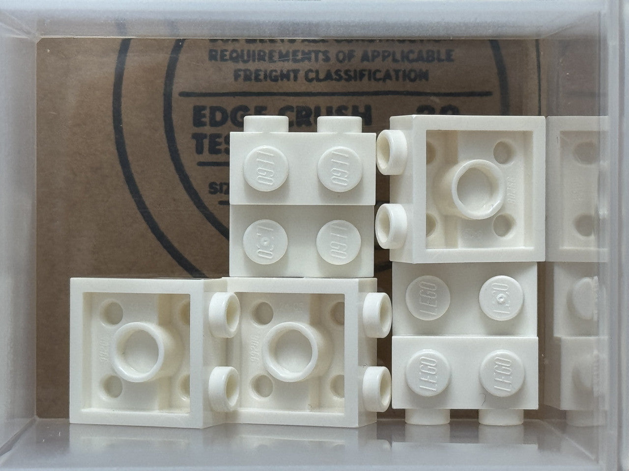 LEGO Parts - White Plate 2 x 2 x 2/3 with 2 Studs on Side - No 99206 - QTY 5