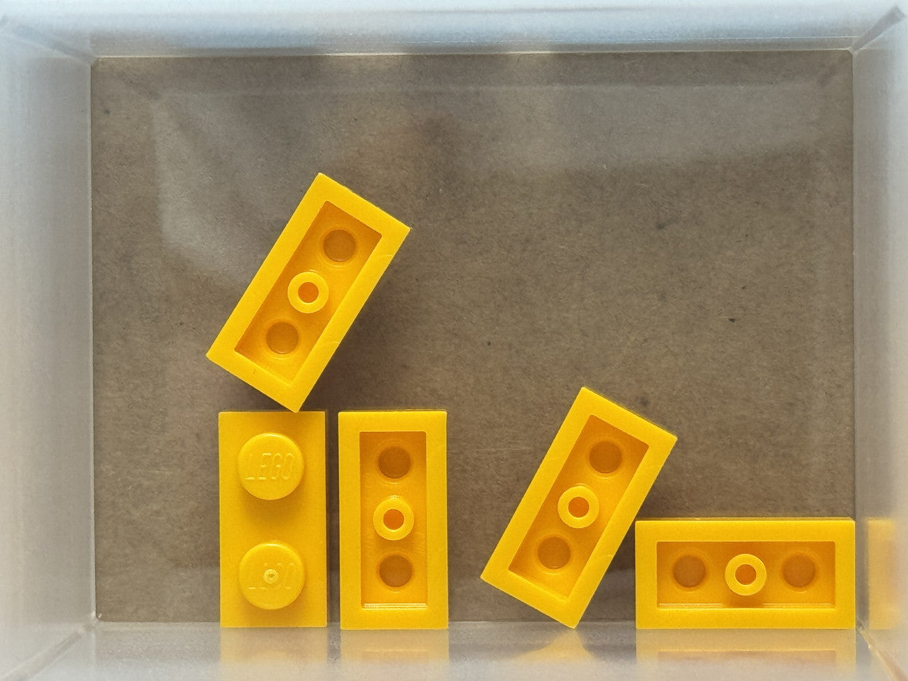 LEGO Parts - Bright Light Orange Plate 1 x 2 - No 3023 - QTY 5