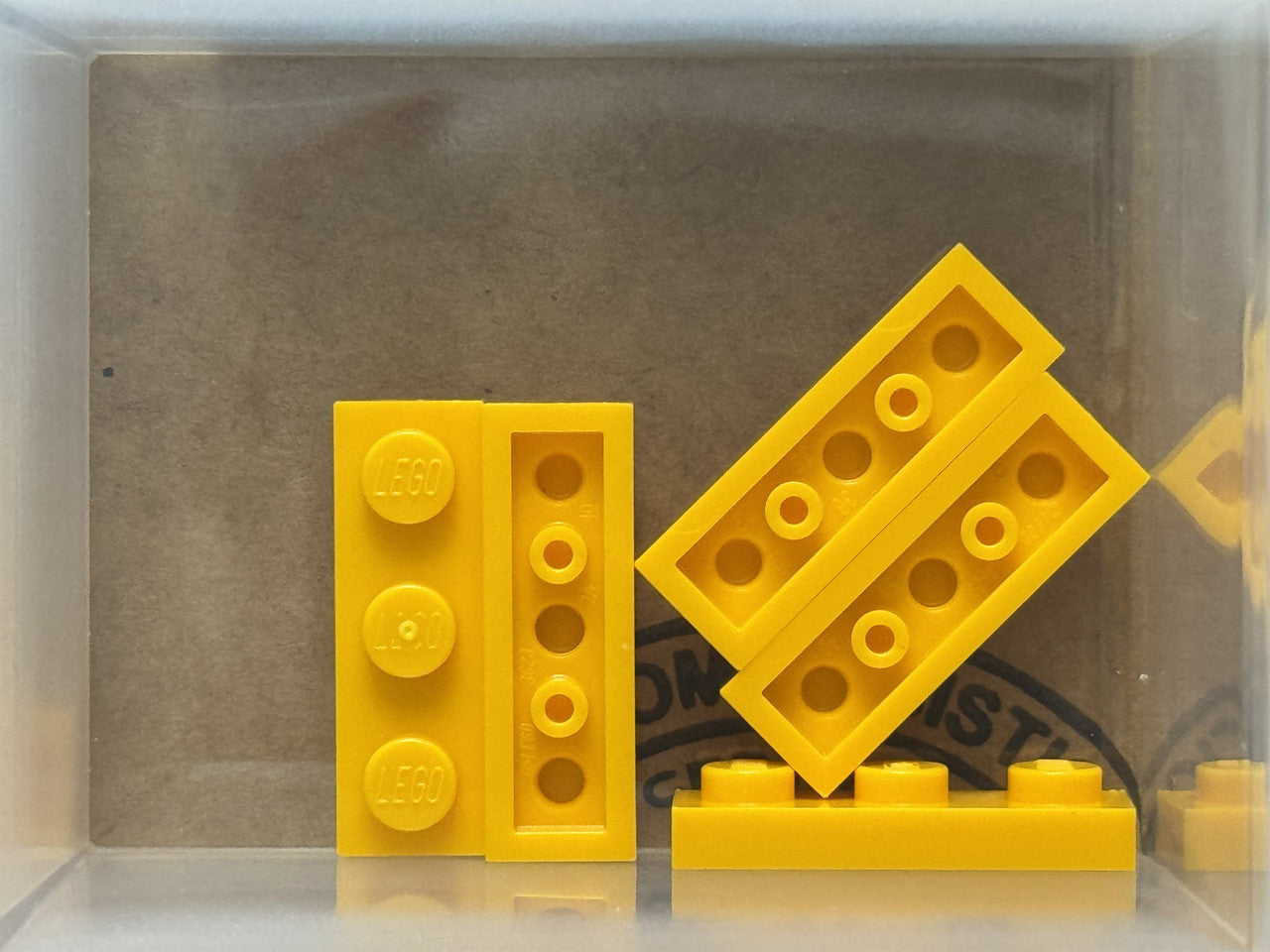 LEGO Parts - Bright Light Orange Plate 1 x 3 - No 3623 - QTY 5