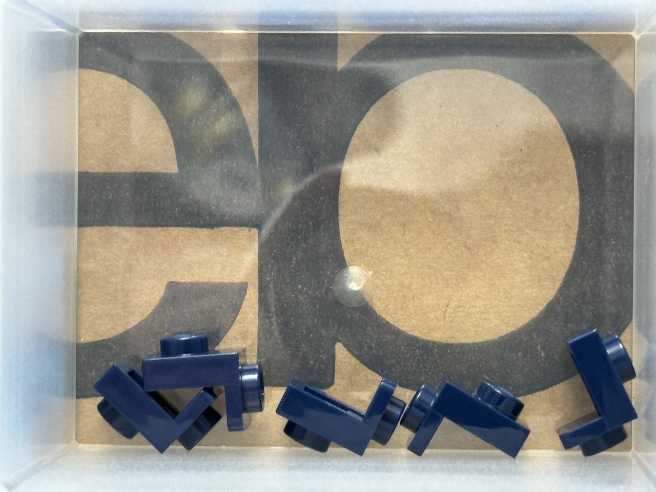 LEGO Parts - Dark Blue Bracket 1 x 1 - 1 x 1 - No 36841 - QTY 5