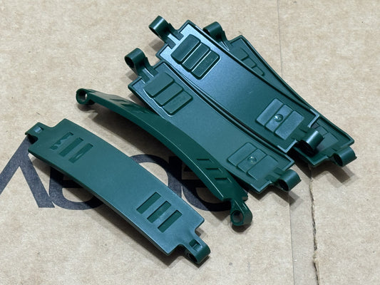 LEGO Parts - Dark Green Technic, Panel Curved 3 x 13 - No 18944 - QTY 5