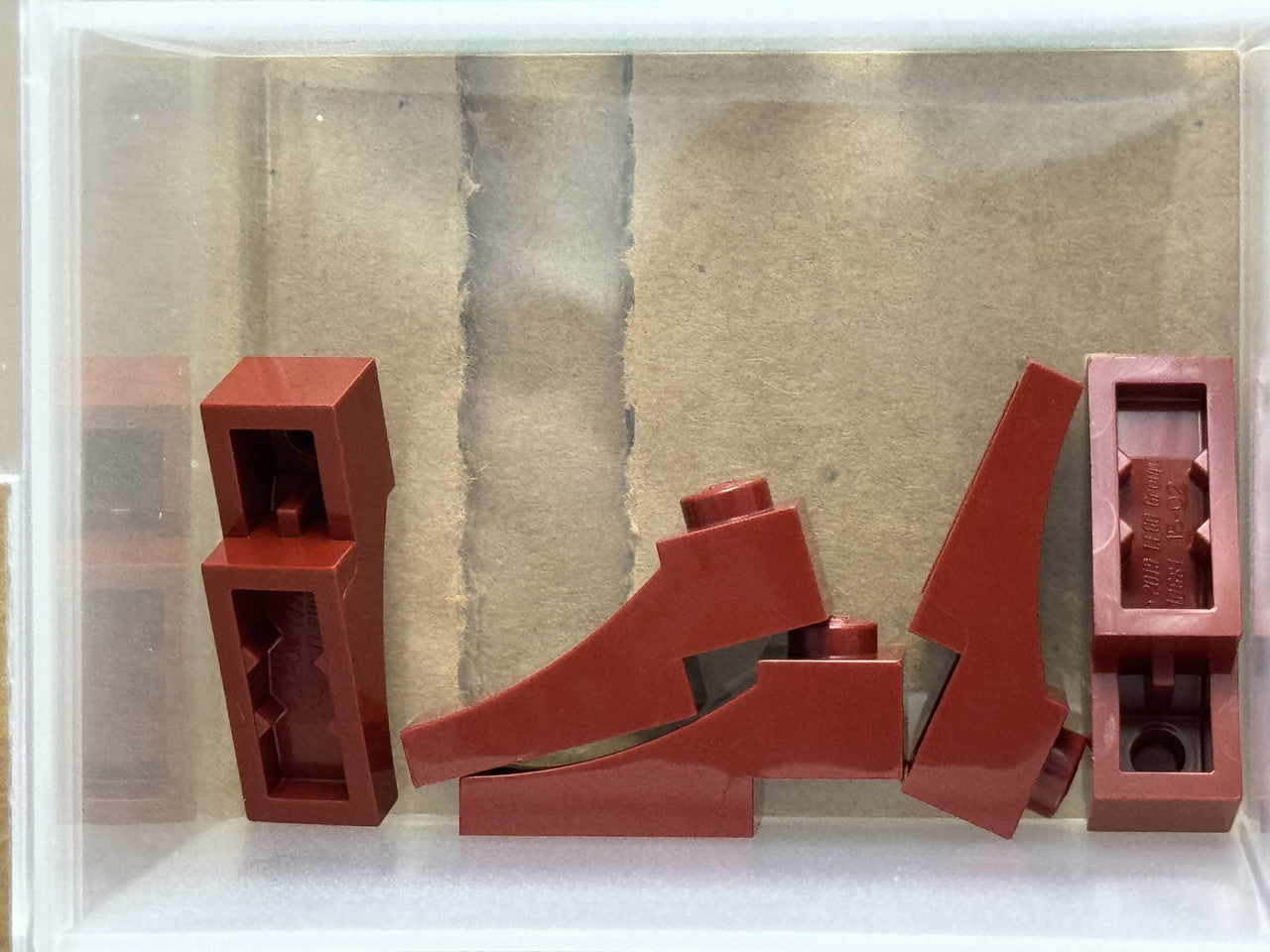 LEGO Parts - Dark Red Arch 1 x 3 Inverted - No 70681 - QTY 5
