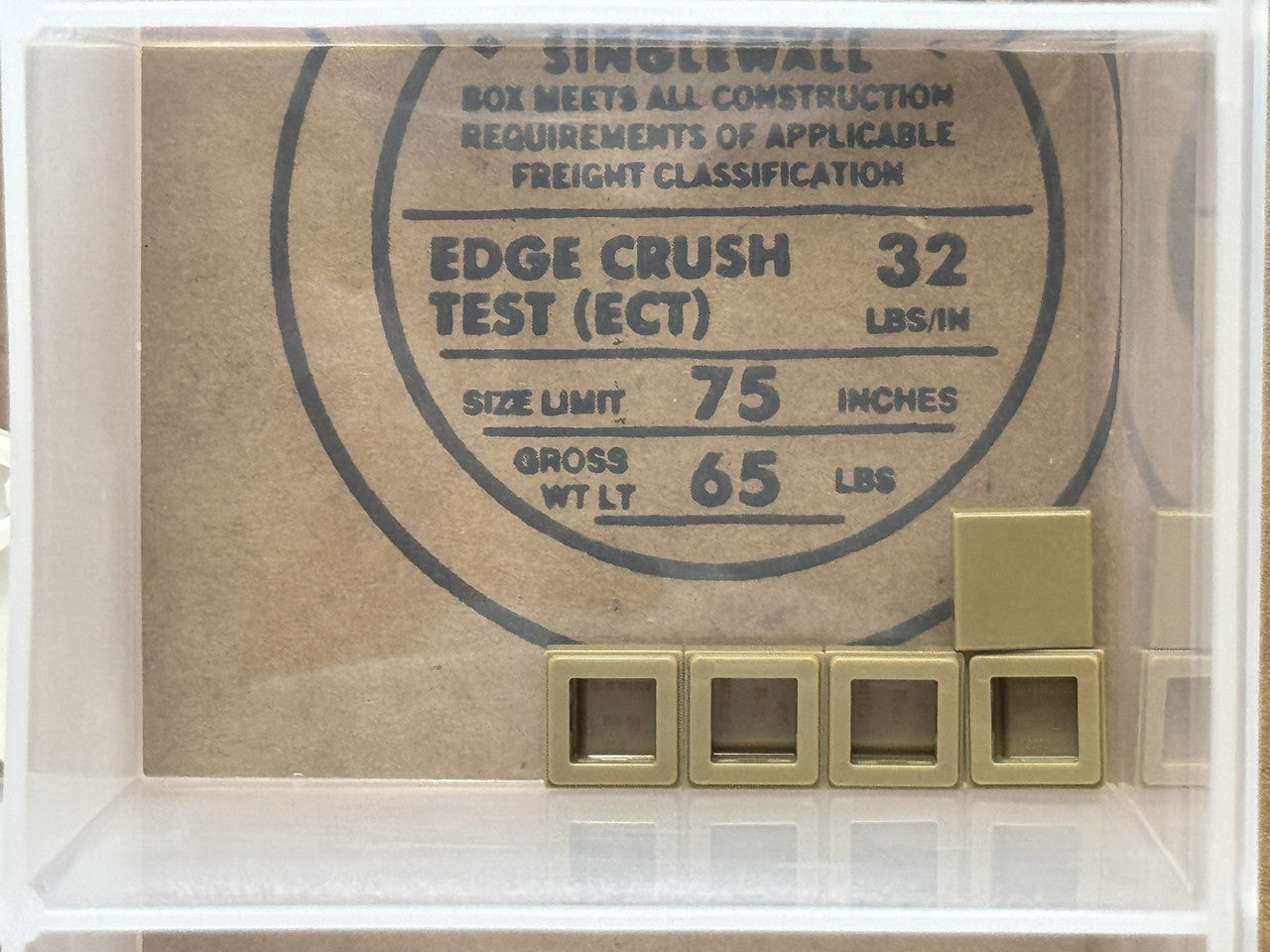 LEGO Parts - Dark Tan Tile 1 x 1 - No 3070 - QTY 5