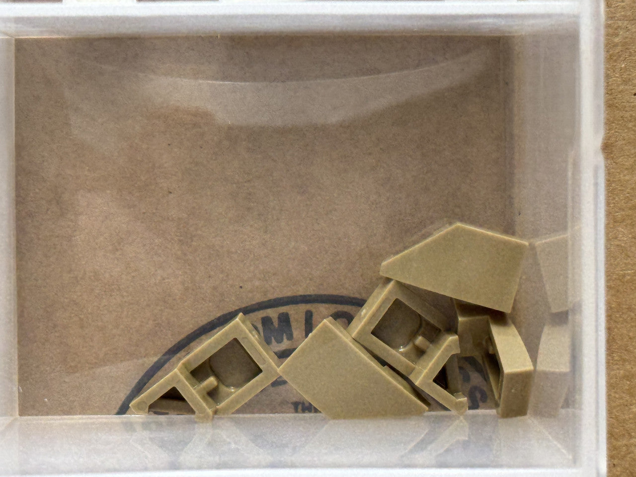 LEGO Parts - Dark Tan Wedge 2 x 1 x 2/3 Right - No 29119 - QTY 5