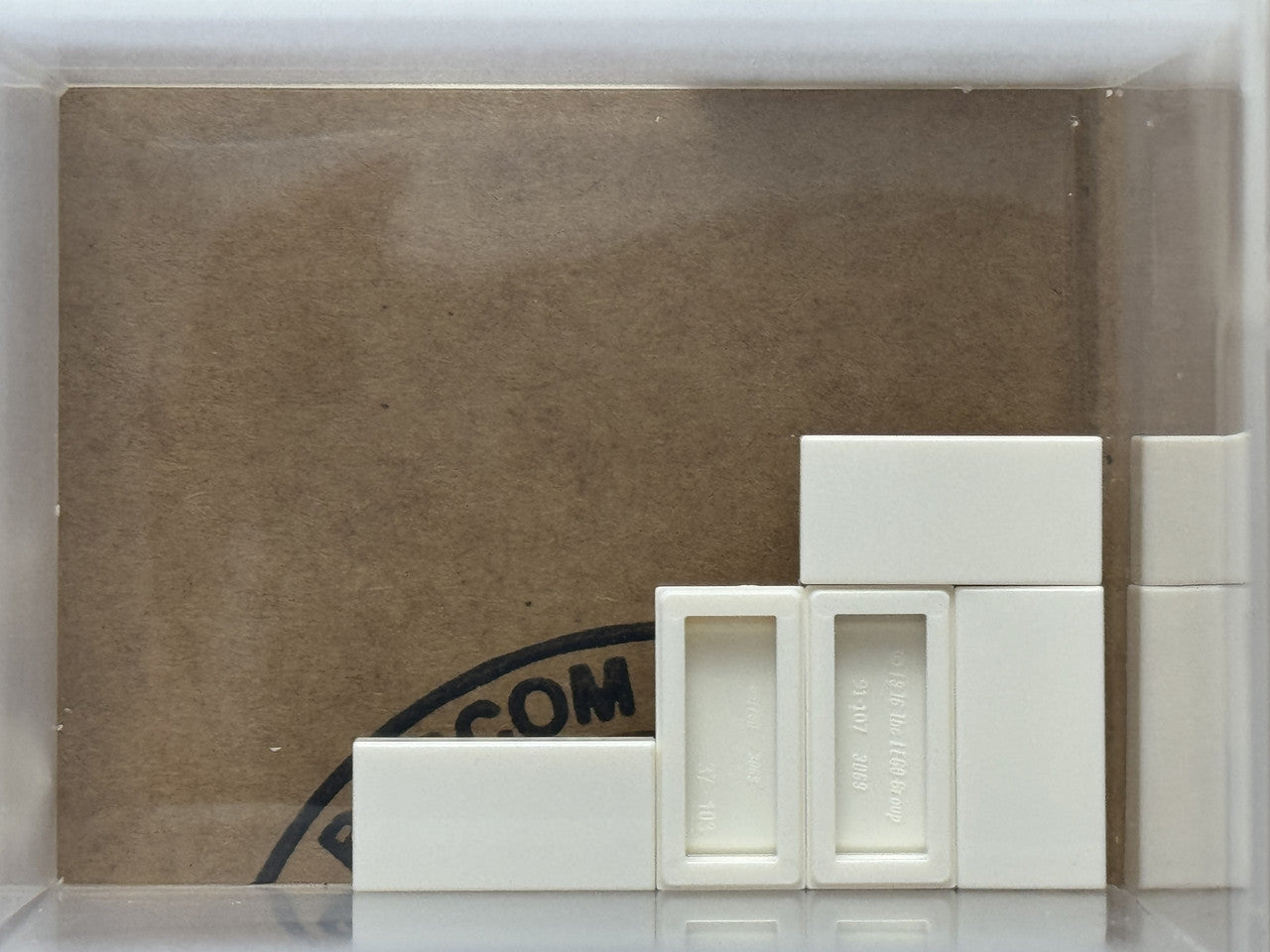 LEGO Parts - White Tile 1 x 2 - No 3069 - QTY 5