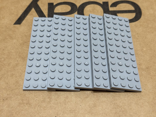 LEGO Parts - Light Bluish Gray Plate 4 x 12 - No 3029 - QTY 5