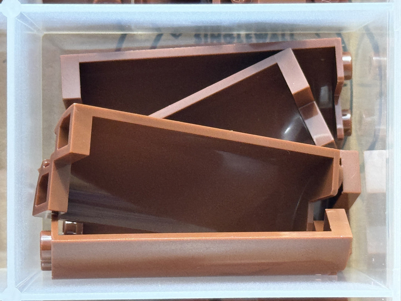 LEGO Parts - Reddish Brown Cylinder Quarter 2 x 2 x 5 Cutout - No 30987 - QTY 5