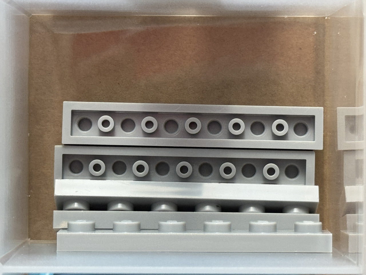 LEGO Parts - Light Bluish Gray Plate 1 x 6 - No 3666 - QTY 5