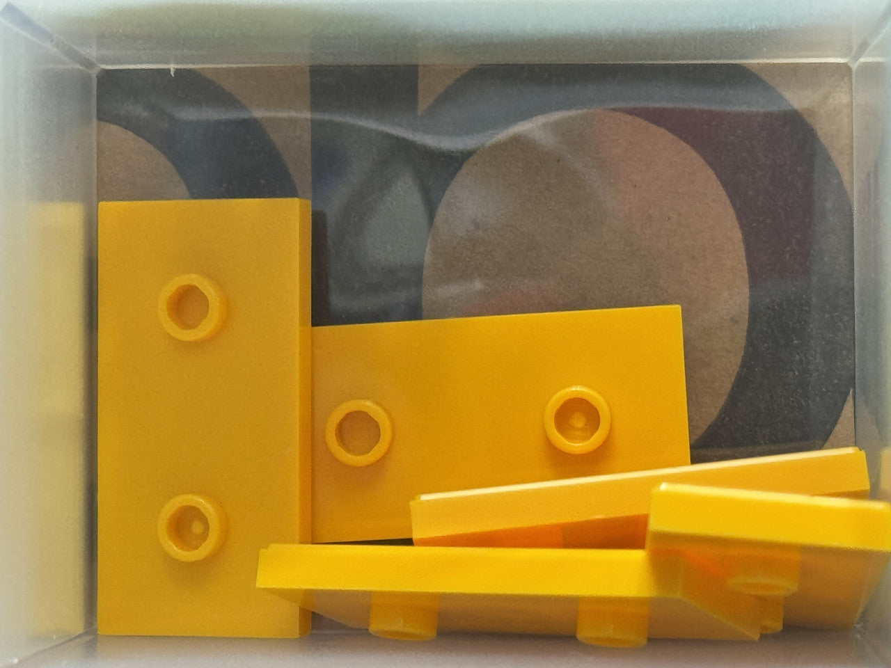 LEGO Parts - Bright Light Orange Plate 2 x 4 2 Studs (Jumper) - No 65509 - QTY 5