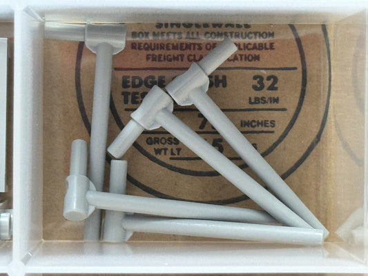 LEGO Parts - Light Bluish Gray Bar 5L (Friction Ram) - No 87618 - QTY 5