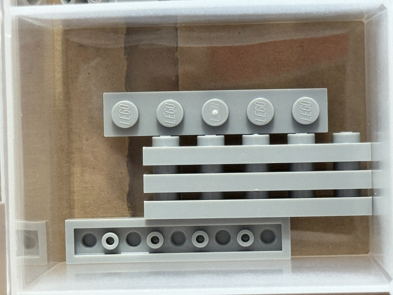 LEGO Parts - Light Bluish Gray Plate 1 x 5 - No 78329 - QTY 5