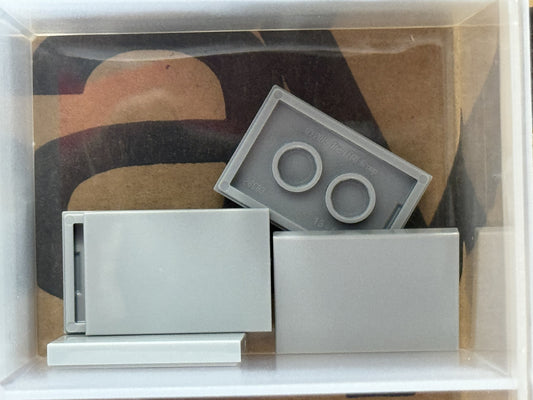 LEGO Parts - Light Bluish Gray Tile 2 x 3 - No 26603 - QTY 5