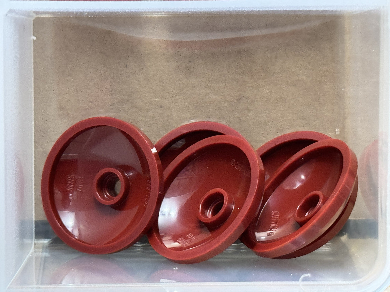 LEGO Parts - Dark Red Dish 3 x 3 Inverted (Radar) - No 43898 - QTY 5