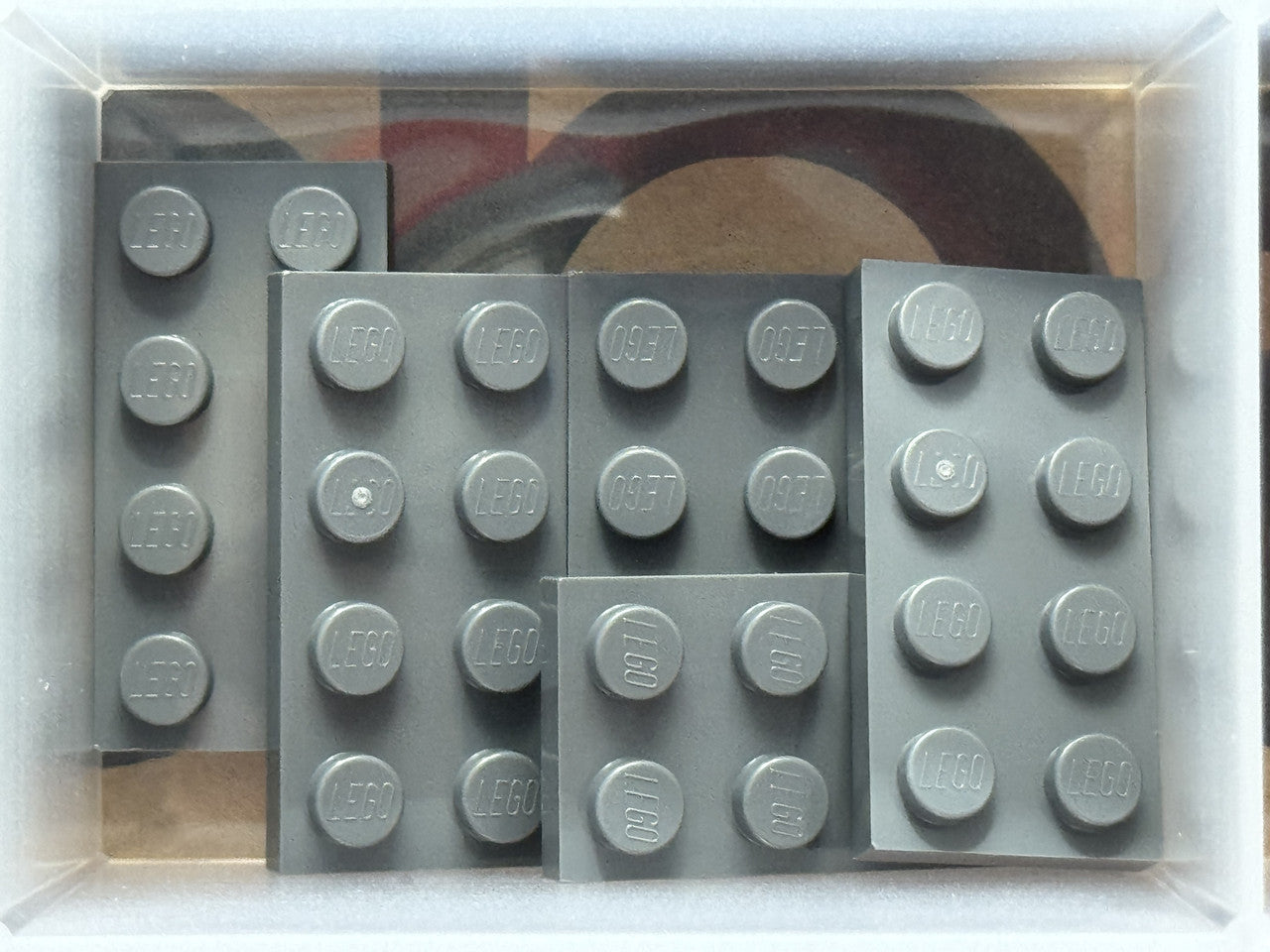LEGO Parts - Dark Bluish Gray Plate 2 x 4 - No 3020 - QTY 5