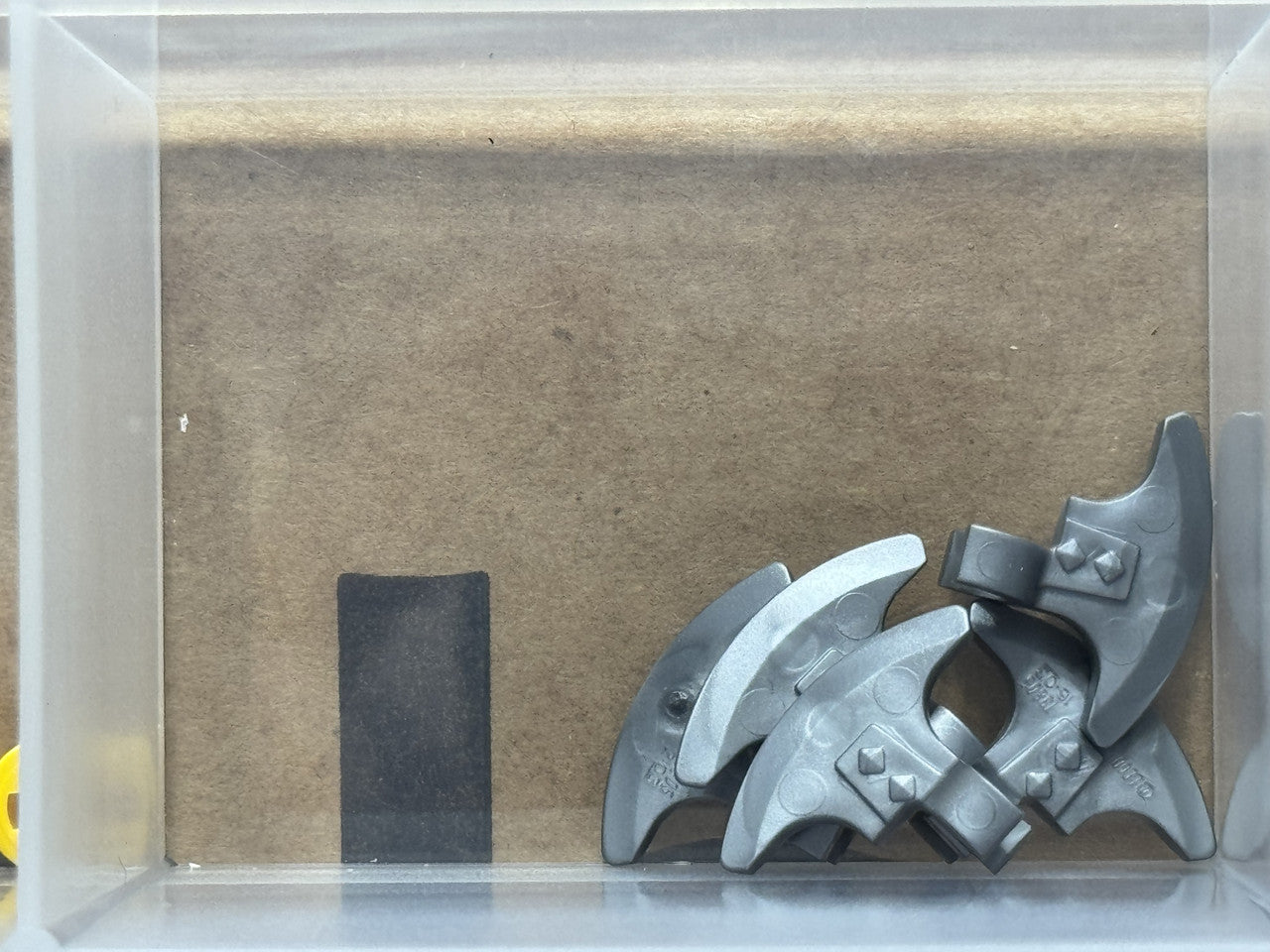 LEGO Parts - Flat Silver Minifigure, Weapon Axe Head Clip - No 53454 - QTY 5