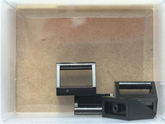 LEGO Parts - Black Tile, Modified 1 x 2 with Bar Handle - No 2432 - QTY 5