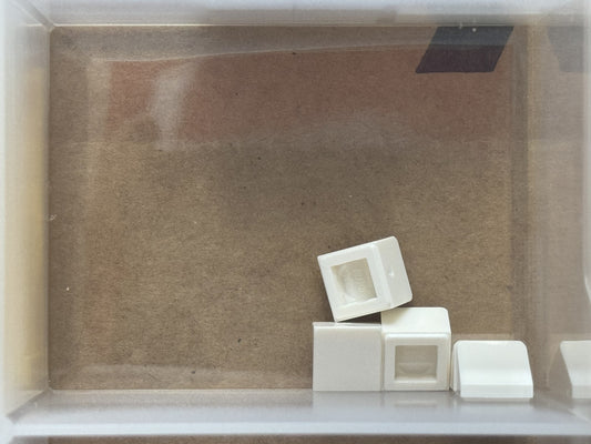 LEGO Parts - White Slope 30 1 x 1 x 2/3 - No 54200 - QTY 5