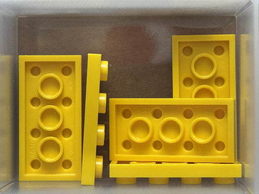 LEGO Parts - Yellow Plate 2 x 4 - No 3020 - QTY 5