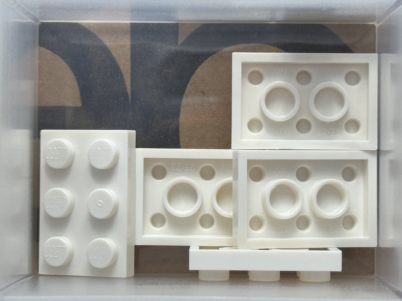 LEGO Parts - White Plate 2 x 3 - No 3021 - QTY 5