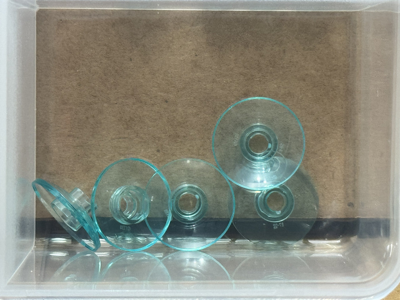 LEGO Parts - Trans-Light Blue Dish 2 x 2 Inverted (Radar) - No 4740 - QTY 5