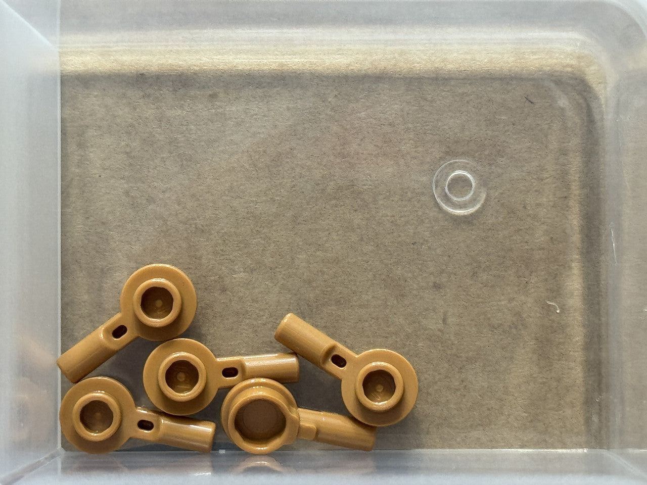 LEGO Parts - Medium Nougat Bar 1L 1 x 1 Round Plate - No 32828 - QTY 5
