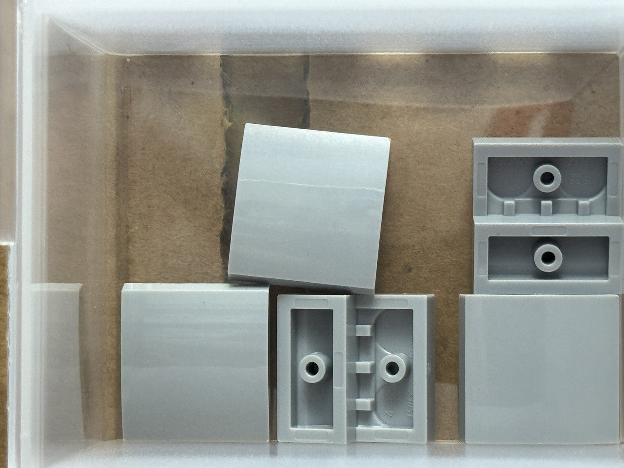 LEGO Parts - Light Bluish Gray Slope, Curved 2 x 2 x 2/3 - No 15068 - QTY 5