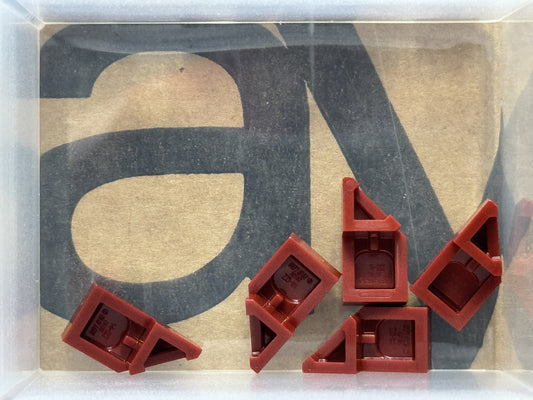 LEGO Parts - Dark Red Wedge 2 x 1 x 2/3 Left - No 29120 - QTY 5
