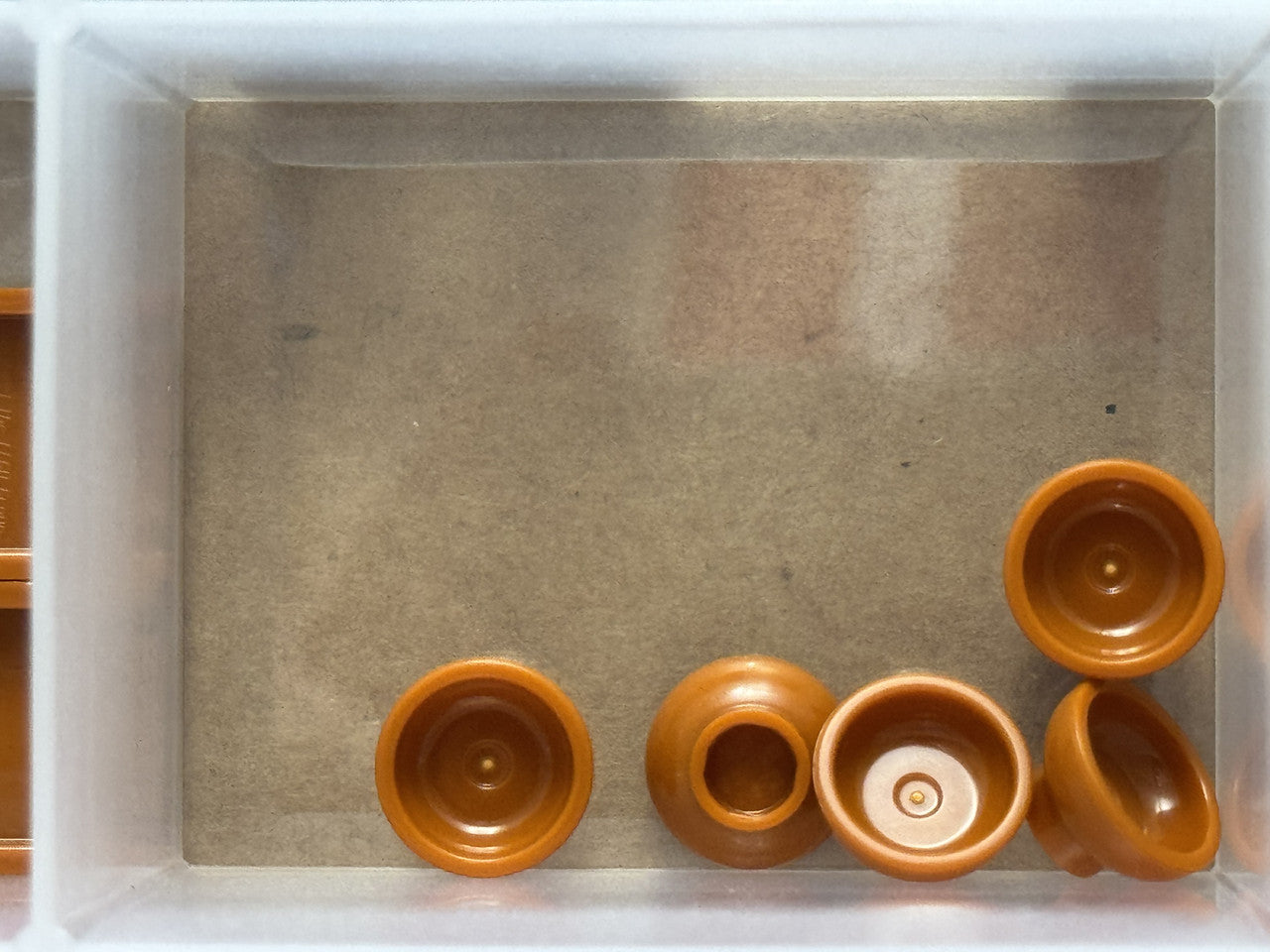 LEGO Parts - Dark Orange Minifigure, Utensil Bowl - No 34172 - QTY 5