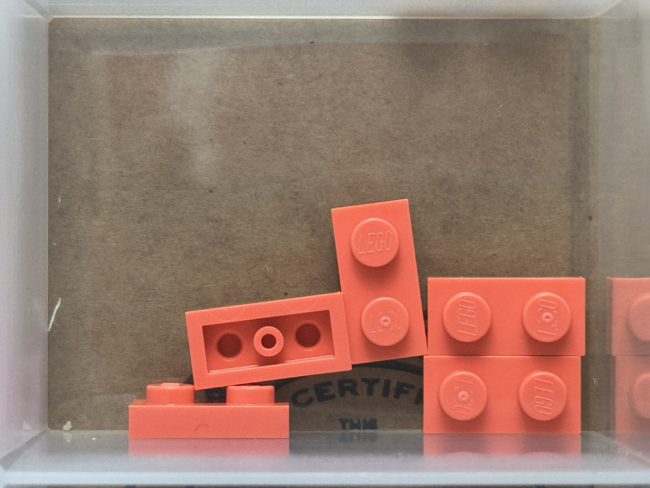 LEGO Parts - Coral Plate 1 x 2 - No 3023 - QTY 5