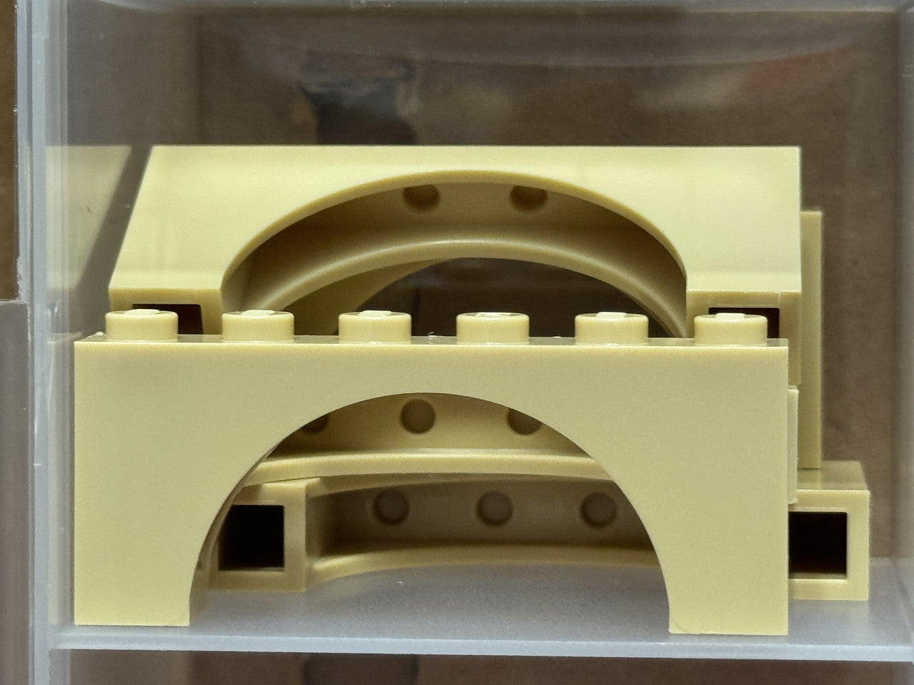 LEGO Parts - Tan Arch 1 x 6 x 2 - No 15254 - QTY 5