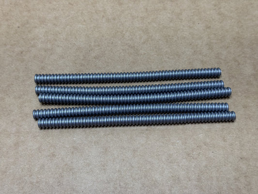 LEGO Parts - Flat Silver Hose, Ribbed 7mm D. 18L / 14.4cm - No 78c18 - QTY 5