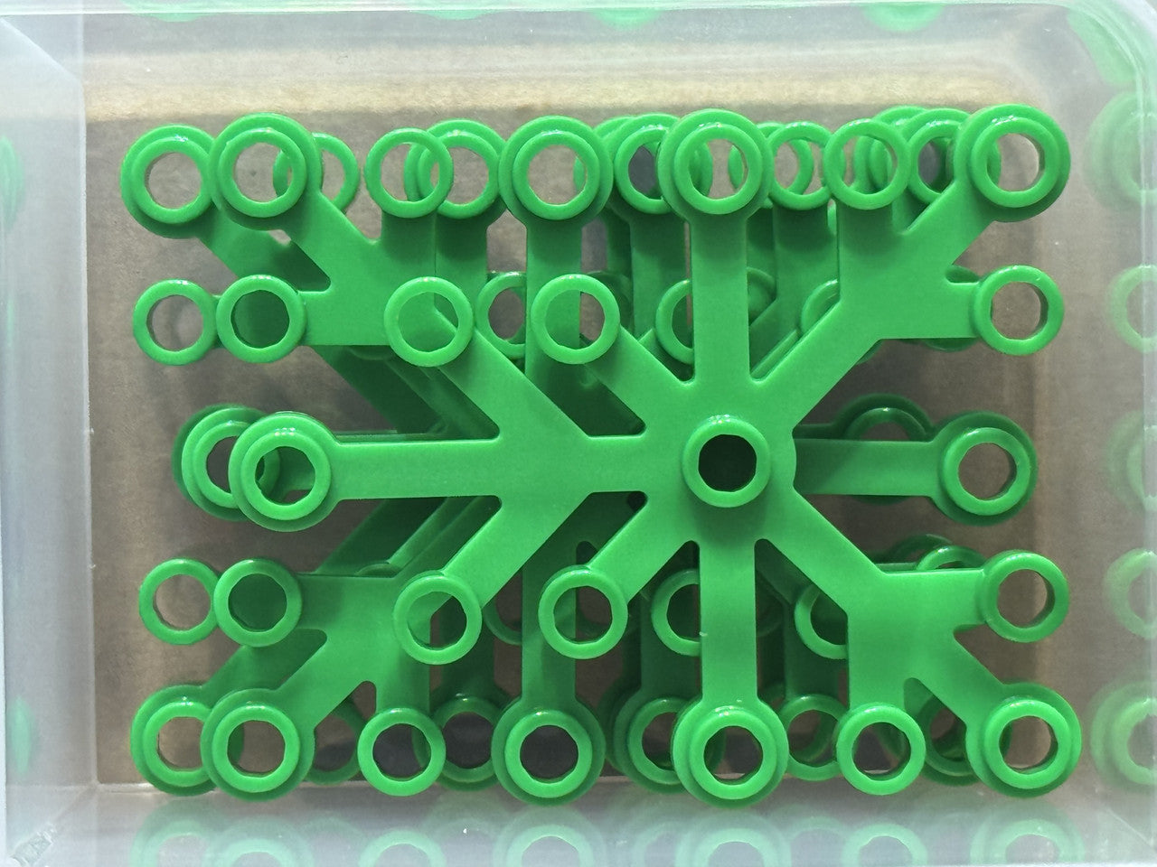 LEGO Parts - Bright Green Plant Leaves 6 x 5 - No 2417 - QTY 5