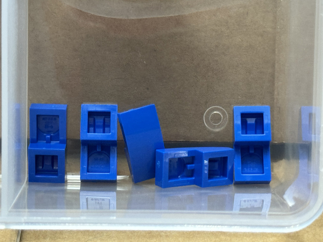 LEGO Parts - Blue Slope, Curved 2 x 1 x 2/3 - No 11477 - QTY 5