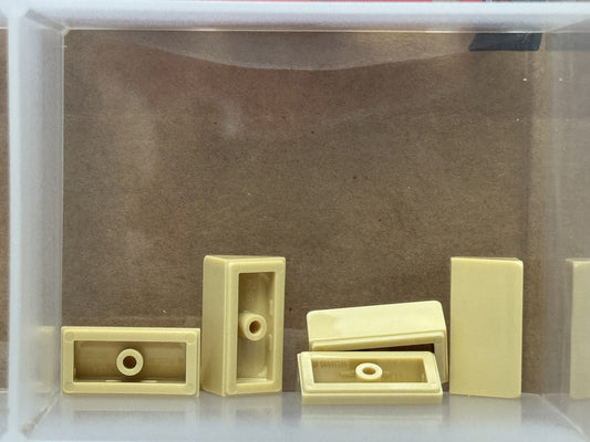LEGO Parts - Tan Slope 30 1 x 2 x 2/3 - No 85984 - QTY 5